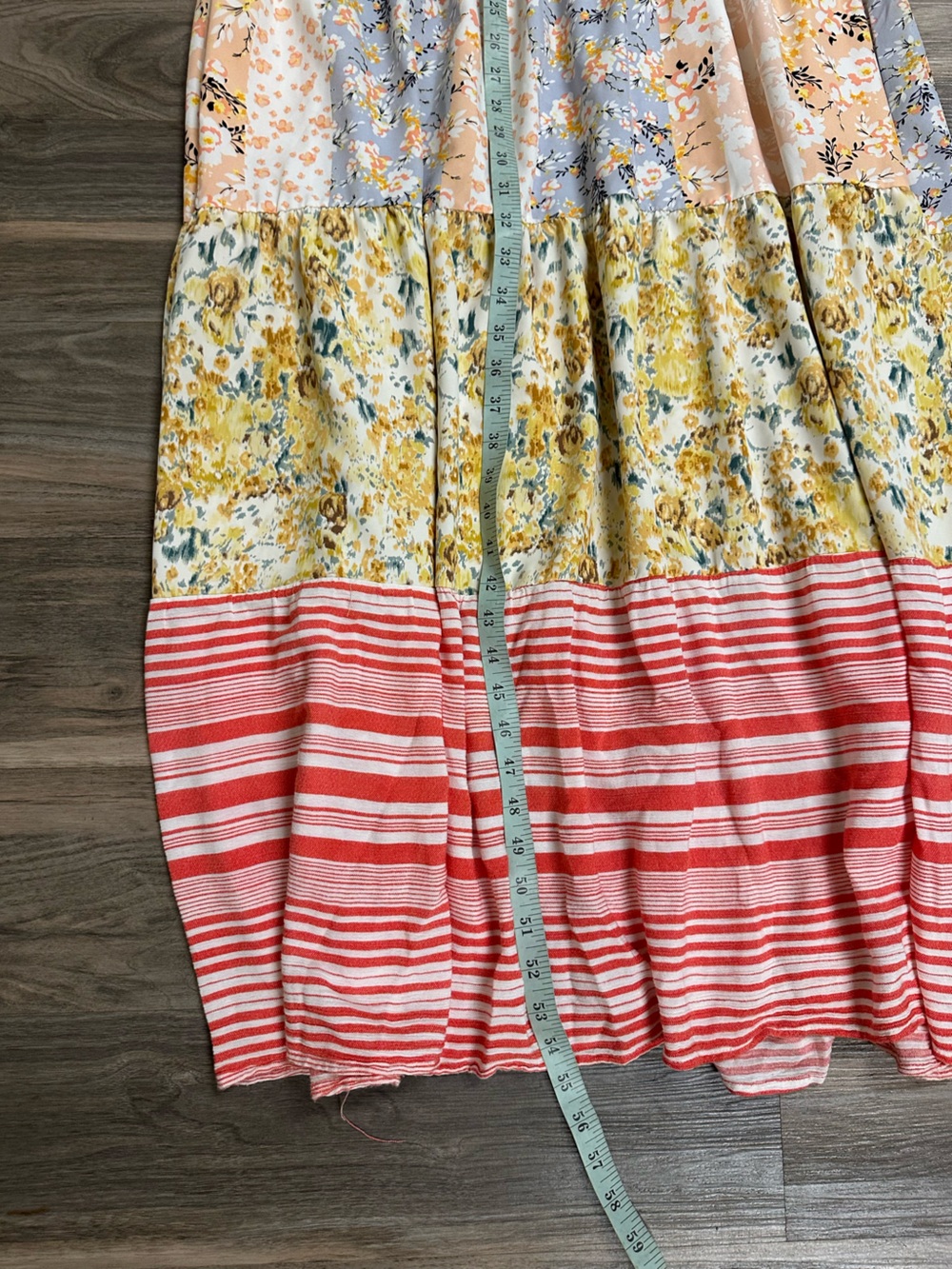 GiGiO USA Floral Stripe Mixed Pattern Dress - Picture 5 of 7